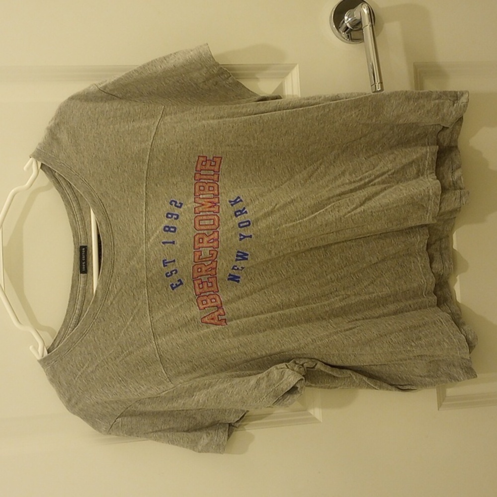 Abercrombie & Fitch Cotton t-shirt varsity Collegiate style women's XL